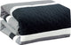 7p Pinsonic Quilted Trellis Striped Pleated Comforter Set, Gray, Cal King