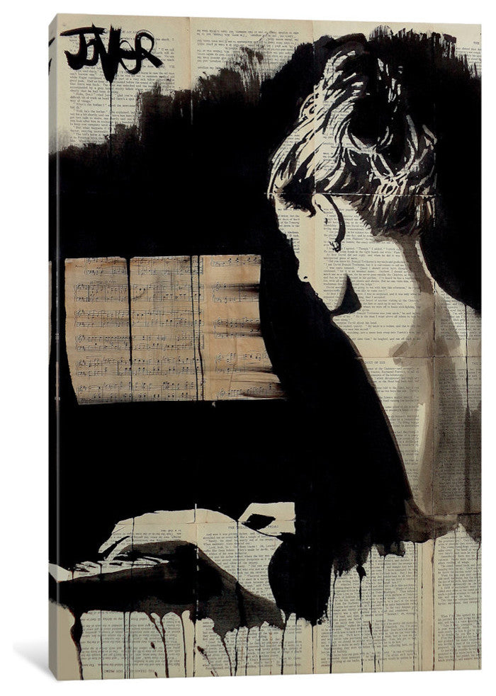 "Hey Sonata Gallery" by Loui Jover, 18x12x1.5"