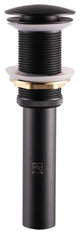 Pop-Up Drain Assembly Without Overflow, Matte Black