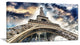 "The Paris Eiffel Tower View From Ground" Cityscape Wall Art, 40"x20"