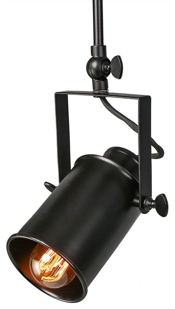 Black Split Rail 4 Spotlight Track Lighting