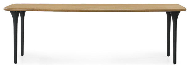 Etro Solid White Oak Dining Table - Natural