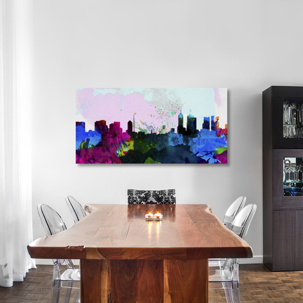 "Melbourne City Skyline" Fine Art Print