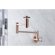 KS810DXAC Concord Wall Mount Pot Filler Kitchen Faucet, Antique Copper