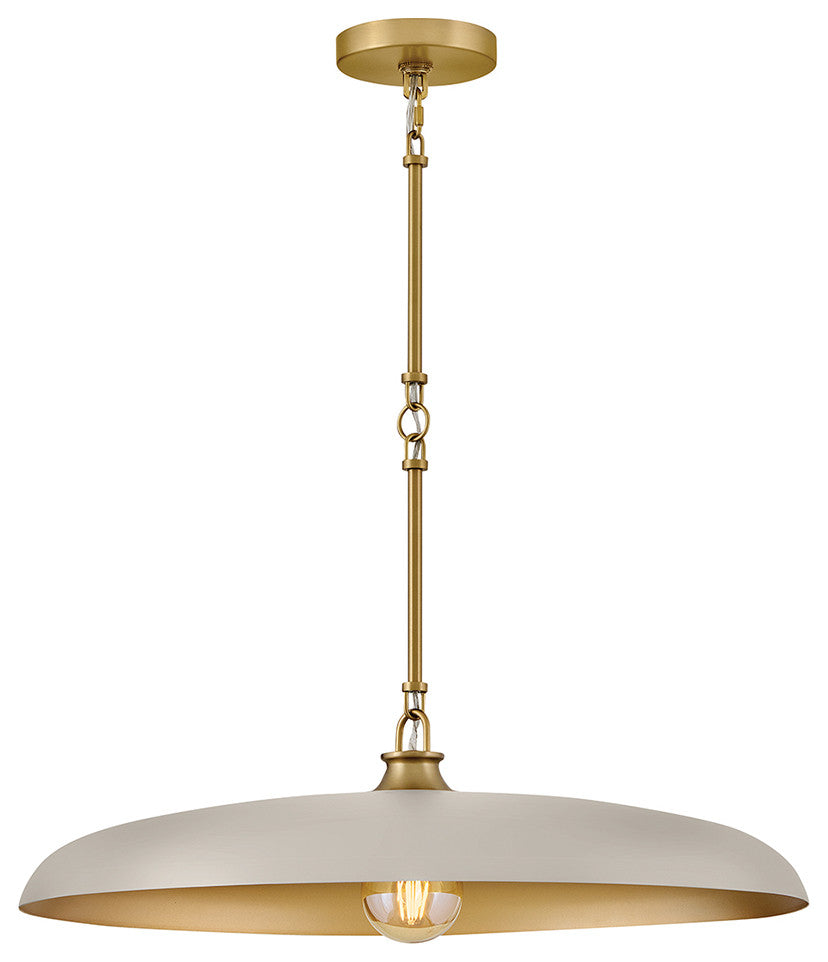 Hinkley Sadie Medium Dome Chandelier, Lacquered Brass
