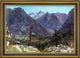 Albert Bierstadt Estes Park Colorado Framed Premium Canvas Print, 18"x27"