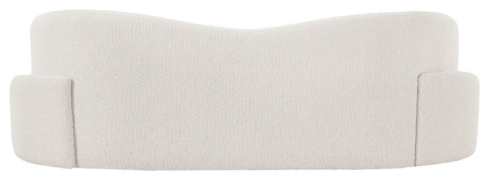 Principessa Boucle Fabric Chair, Cream, Sofa