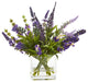 12" Lavender Arrangement and 14" Lavender Wreath, 2-Piece Set