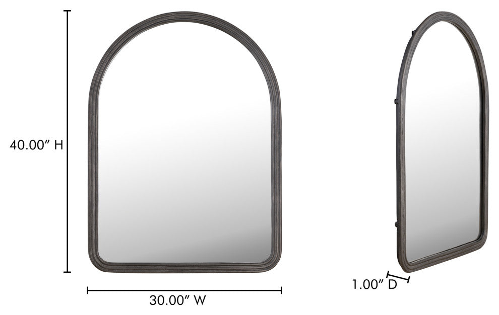 Granger Mirror Black