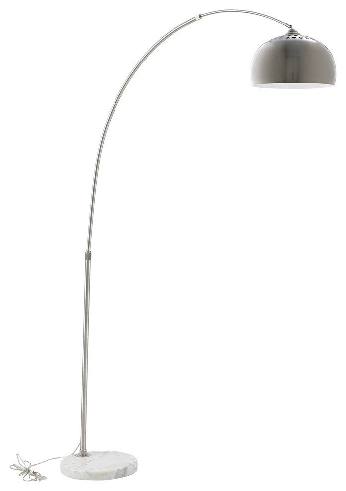 Modern Contemporary Living Room Round Floor Lamp White