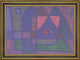 Paul Klee Small Room in Venice - 18" x 27" Framed Premium Canvas Print