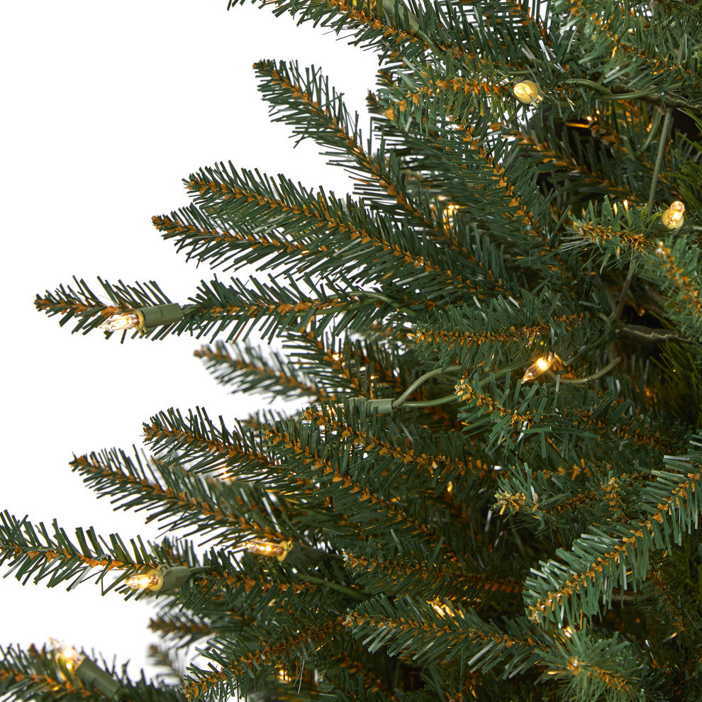 5' Napa Valley Fir Faux Xmas Tree W/ 350 Clear Lights and 1107 Bendable Branches
