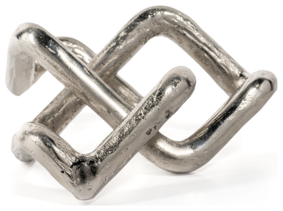 Constance Silver Knot Metal Sculpture