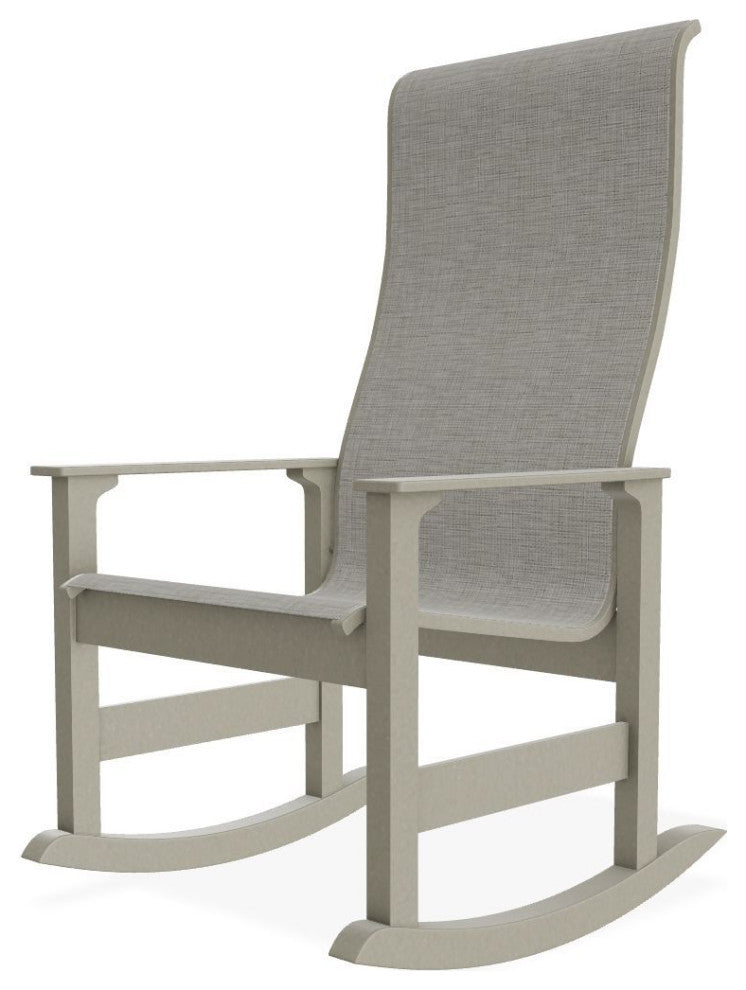 Leeward Sling Outdoor Supreme Rocker, Burke/Storm