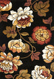 Corinthian 5351 Black Bella Rug, 3'3"x4'11"
