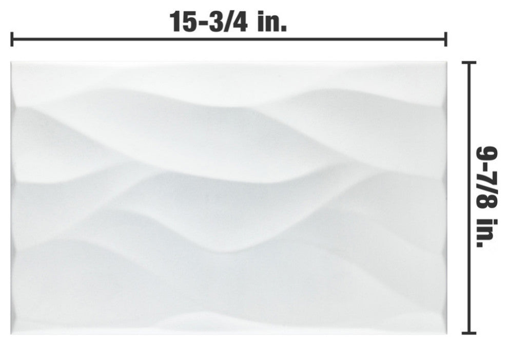 More Natur Matte White Ceramic Wall Tile