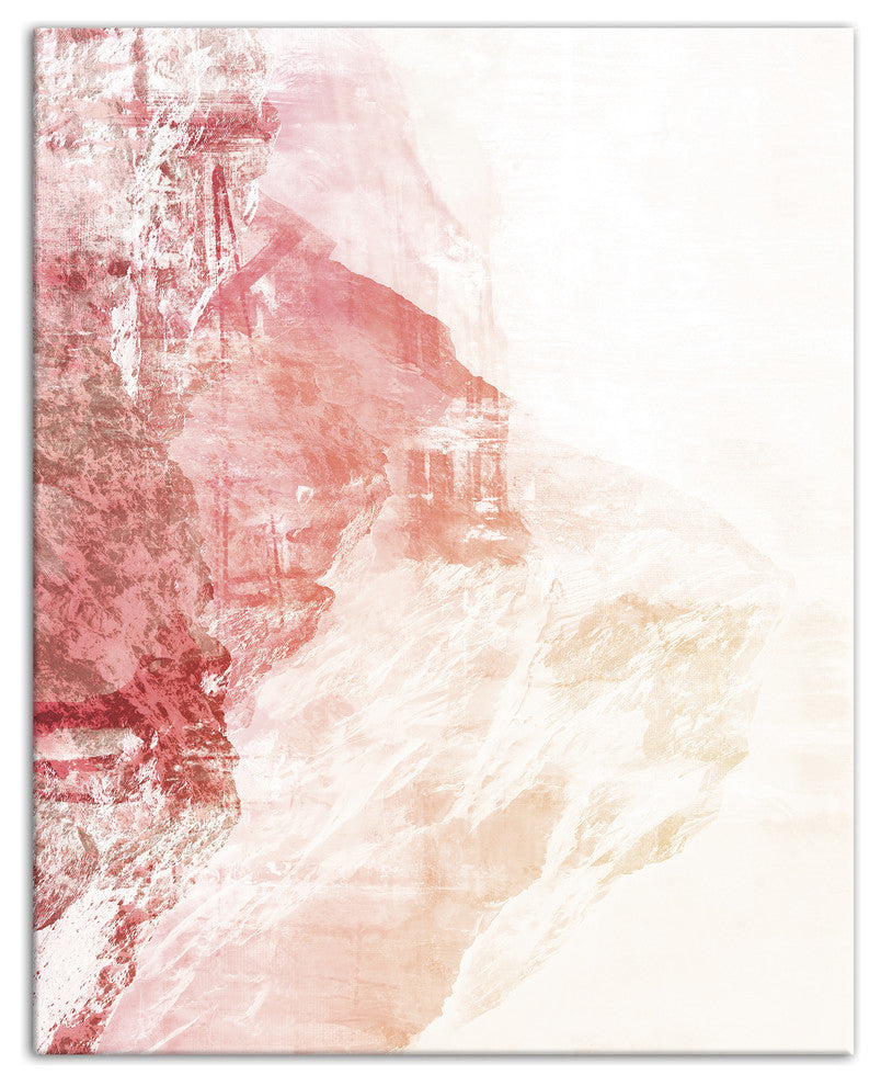 Blush Pink Watercolor 16x20 Canvas Wall Art