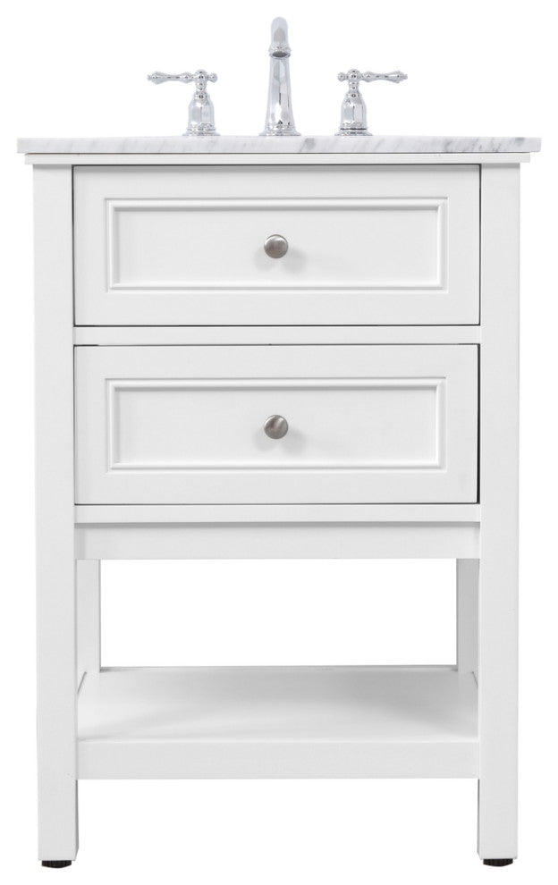 Matilda 42" Single Bathroom Vanity Set, White