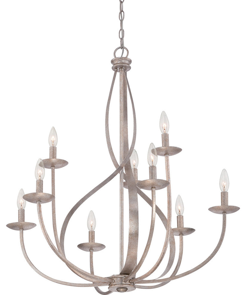 Quoizel SER5009IF Nine Light Chandelier Serenity Italian Fresco