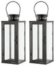 Safavieh Lorient Outdoor Lantern Set of 2 Black