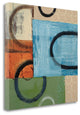 "Going In Circles" By Leslie Bernsen, Giclee Print on Gallery Wrap Canvas