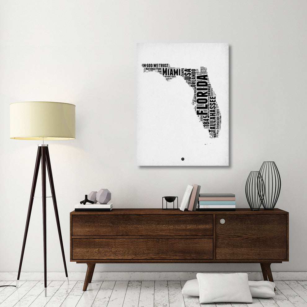 "Florida Word Cloud 2" Fine Art Print
