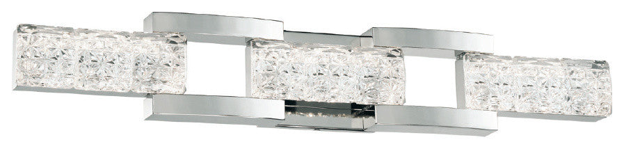 Modern Forms Sofia 30" LED Bath Vanity and Wall Light, Polished Nickel