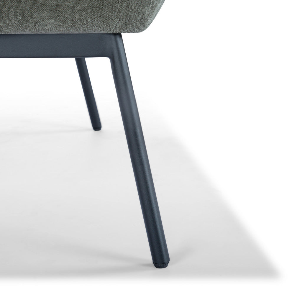Metro, Zurich Accent Chair, Forest Green