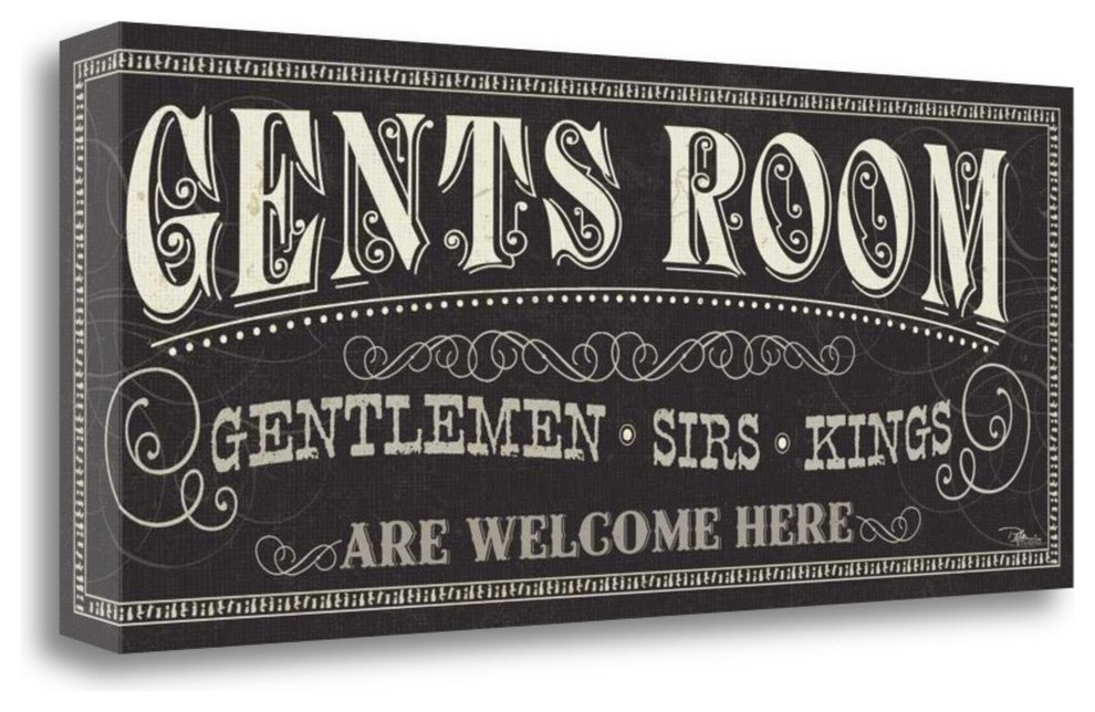 "Ladies And Gents II" By Pela Studio, Giclee Print on Gallery Wrap Canvas