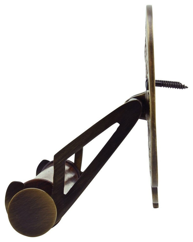 Toilet Paper Holder Brass The Crown Fixture Tissue Holder, Antique Brass