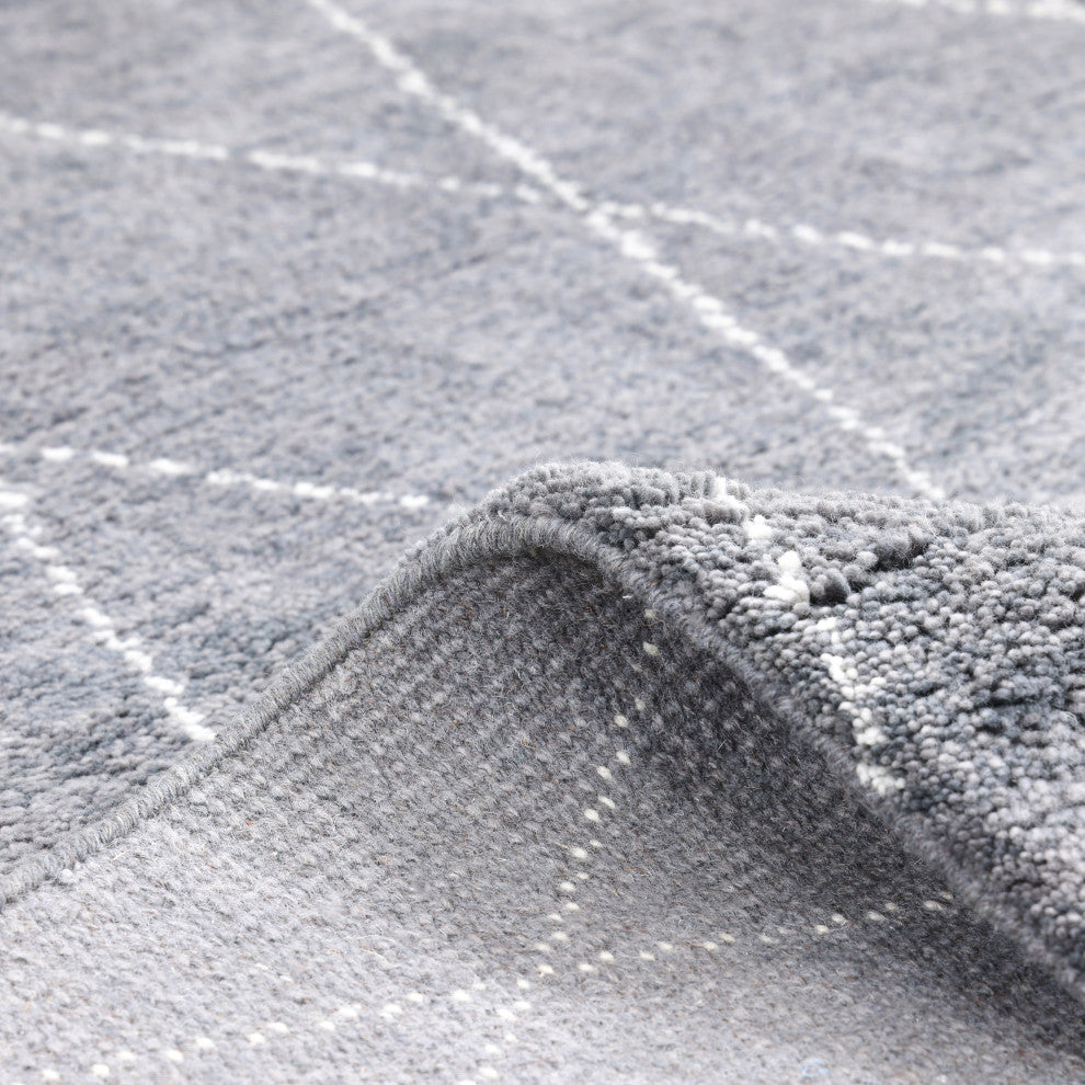 Shaggy Moroccan, Handmade Area Rug 3' 0" x 5' 0", 5 X 8