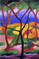 Franz Marc Weasels at Play - 18" x 27" Premium Canvas Print