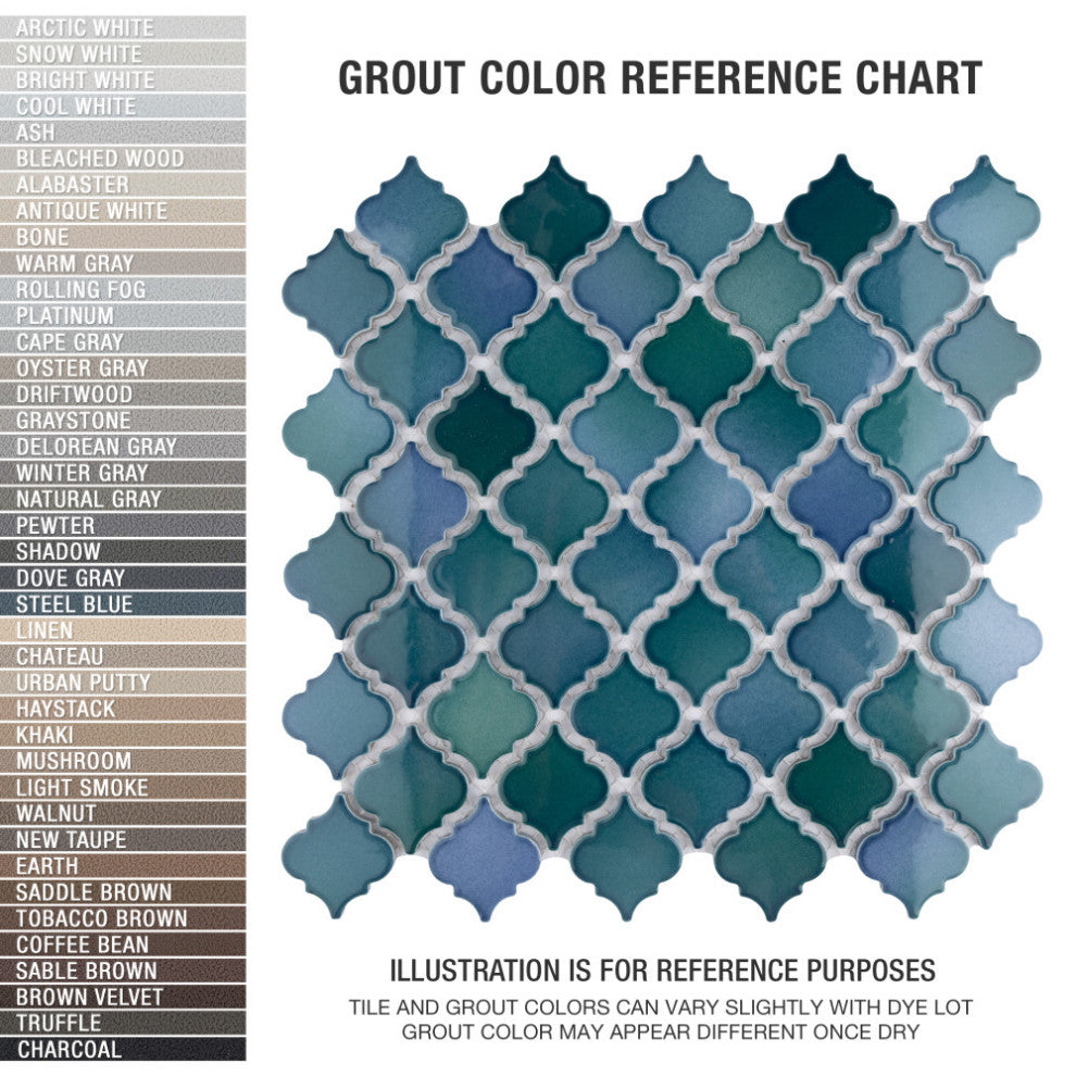 Hudson Tangier Mosaic Floor and Wall Tile, Blue