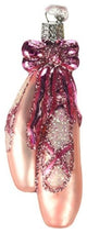 Old World Christmas Ballet Toe Shoes Glass Blown Ornament