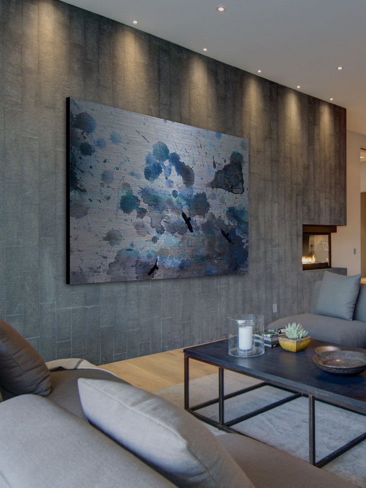 "Indian Wells" Print on Brushed Aluminum, 36"x24"