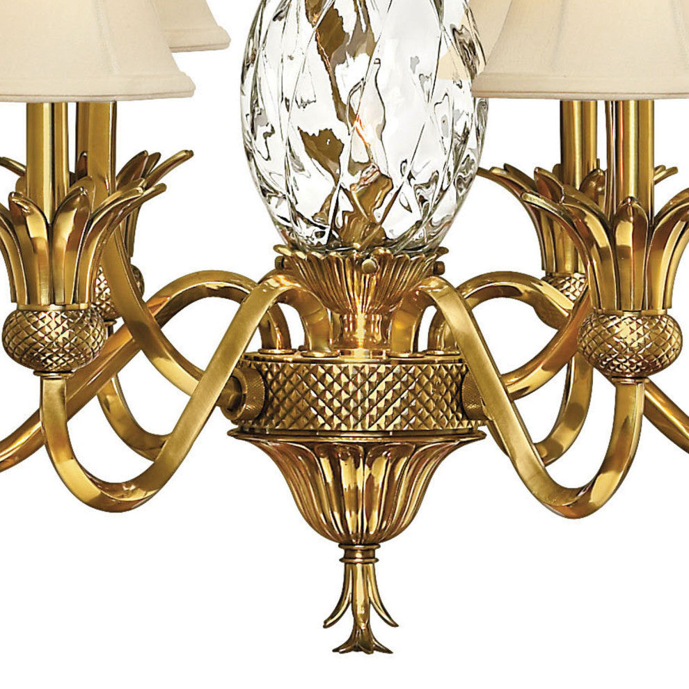 Hinkley Plantation Medium Single Tier, Burnished Brass