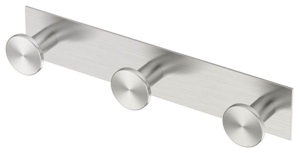 Glam All Modern Decor Hook, Satin Nickel, Triple