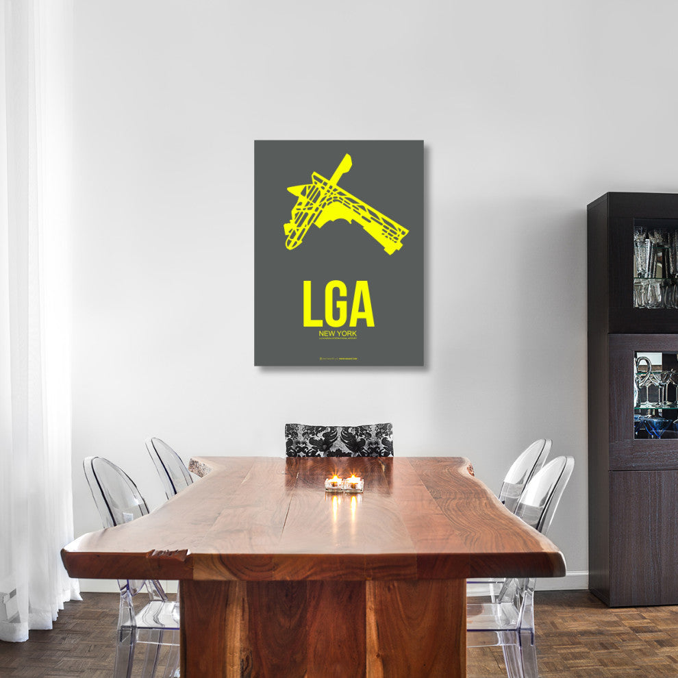 "LGA New York Poster 1" Fine Art Print