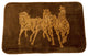 3 Horse Bathroom/Kitchen Rug