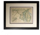Original Vintage Maryland/Delaware State Map, 1 Authentic 1923 or 1927, 1927
