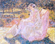 Frederick Carl Frieseke Sunbath Premium Canvas Print
