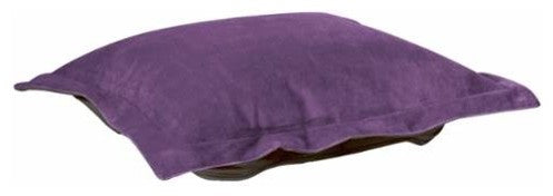 Bella Puff Ottoman Cover, Eggplant