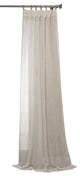 Betsy Rod Pocket Linen Drape, Natural, 50"x96"