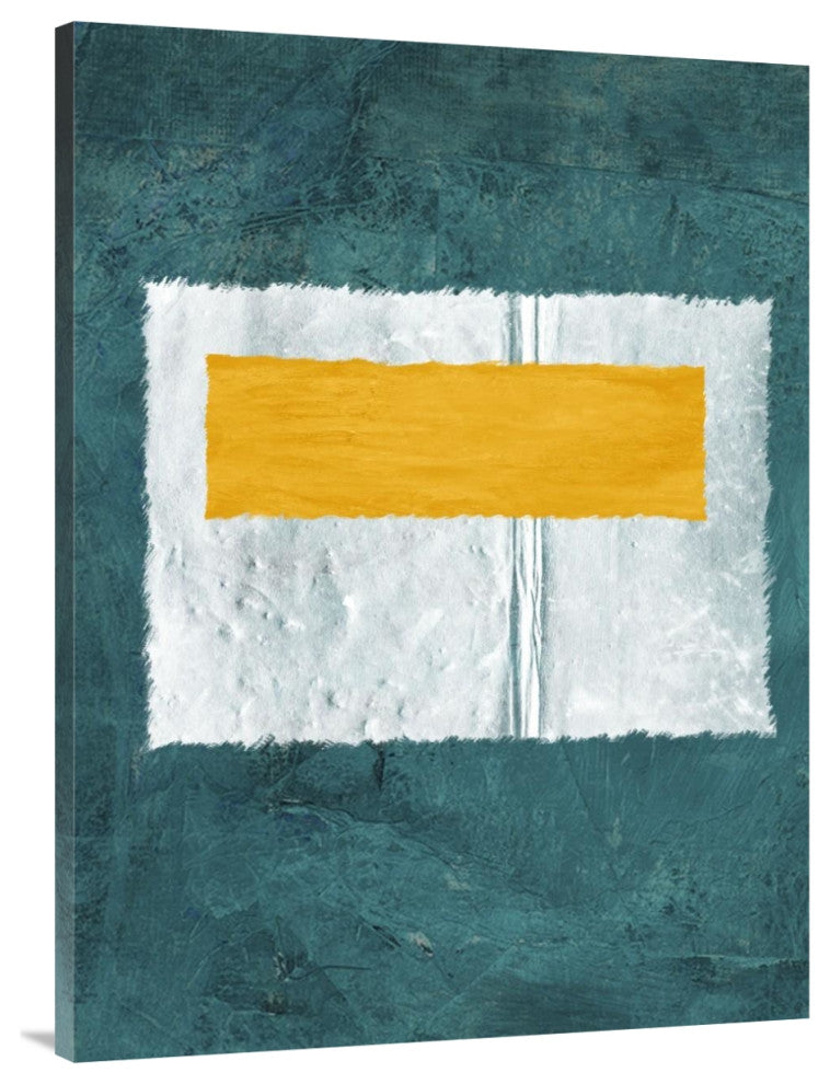 "Green And Yellow Abstract Theme 4" Fine Art Print