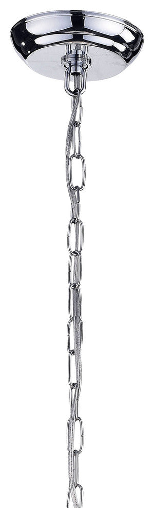 Anona 4-Light White Drum Chandelier