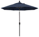 9' Aluminum Umbrella Auto Tilt Bronze, Spectrum Indigo