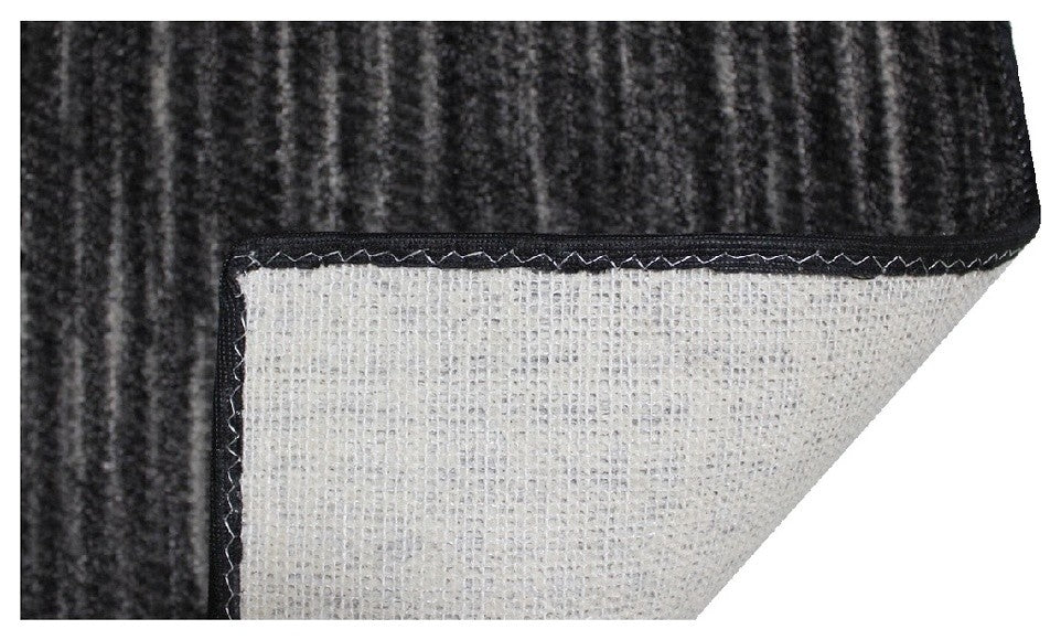 8'x8' Square Custom Carpet Area Rug 40 oz Nylon, Threads, Black Marble