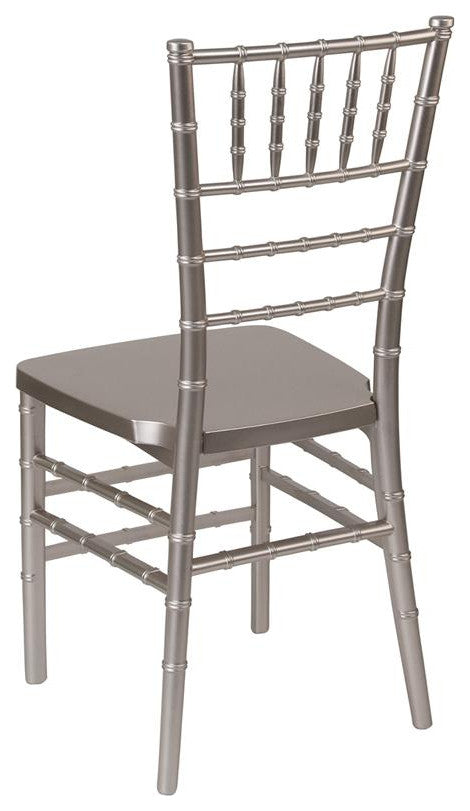 HERCULES PREMIUM Series Pewter Resin Stacking Chiavari Chair