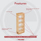 Wood Wall Filler Pull Out for 30" H New Kitchen Applications, 6"W