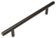 Cosmas 404-128ORB Oil Rubbed Bronze Slim Line Euro Style Cabinet Pull, Set of 10